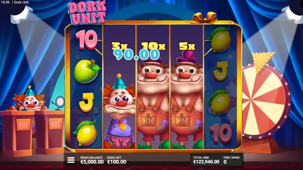 Dork Unit Slot Specifications